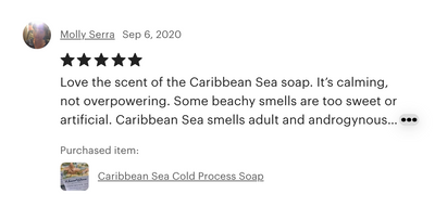 Caribbean Sea Cold Process Soap