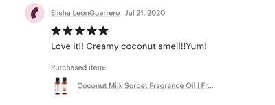 Coconut Milk Sorbet Fragrance