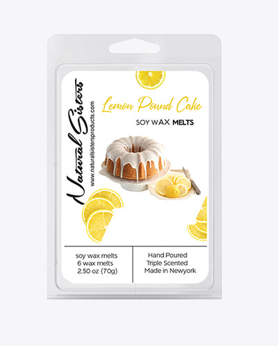 Lemon Pound Cake Fragranced Soy Wax Melts and Tarts