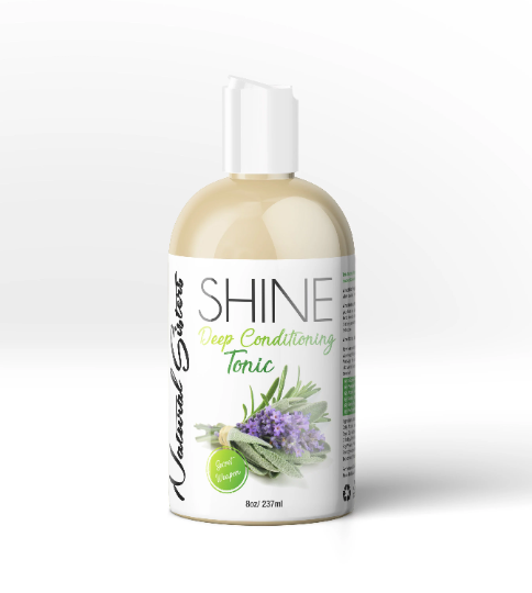 Shine Conditioning Tonic - Apple Cider Vinegar, Lavender, & Sage Conditioner - Removes Build From Hair and Scalp Hair Tonic, Hair Growth