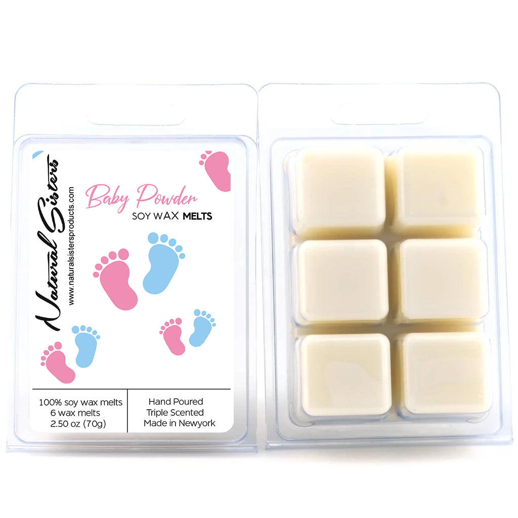 Baby Powder Fragranced Soy Wax Melts and Tarts