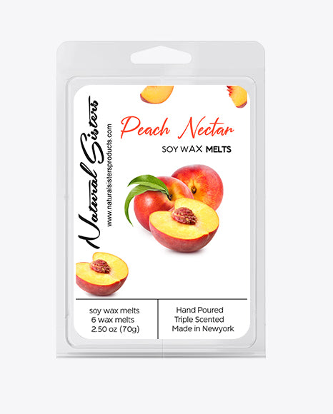 Peach Nectar Hand Crafted Scented Wax Melts