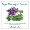 Sage & Rosemary Soy Candle - Cleansing & Meditation
