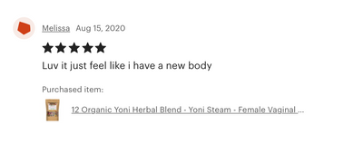 Organic Yoni Herbal Blend - Yoni Steam - Female Vaginal Steaming Herbs - Yoni Herb Blend