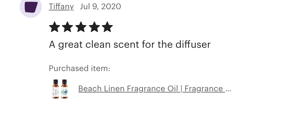 Beach Linen Fragrance Oil - Natural Sister's / Nature's Lab Store