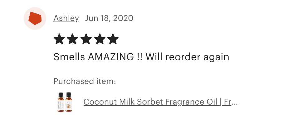 Coconut Fragrance Oil - Natural Sister's / Nature's Lab Store