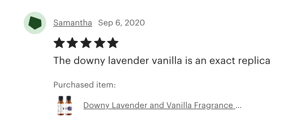 Downy Lavender and Vanilla Fragrance Oil - Natural Sister's / Nature's Lab  Store