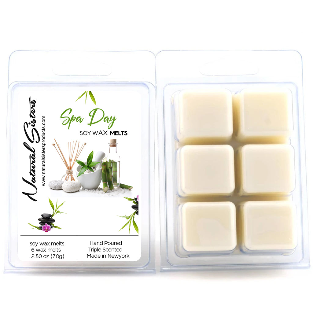 Spa Day Fragranced Soy Wax Melts and Tarts - Concentrated Fragrance Oi -  Natural Sister's / Nature's Lab Store