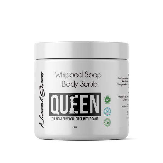QUEEN Whipped Soap and Body Scrub | 8oz | All Natural- Handmade in NYC