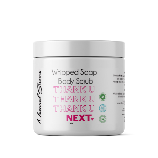 Thank You Next Whipped Soap and Body Scrub | 8oz | All Natural- Handmade in NYC