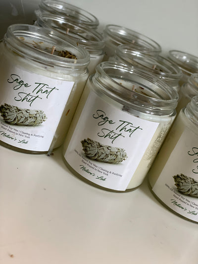Sage That Shit Soy Wax Candle - Purifying & Clearing