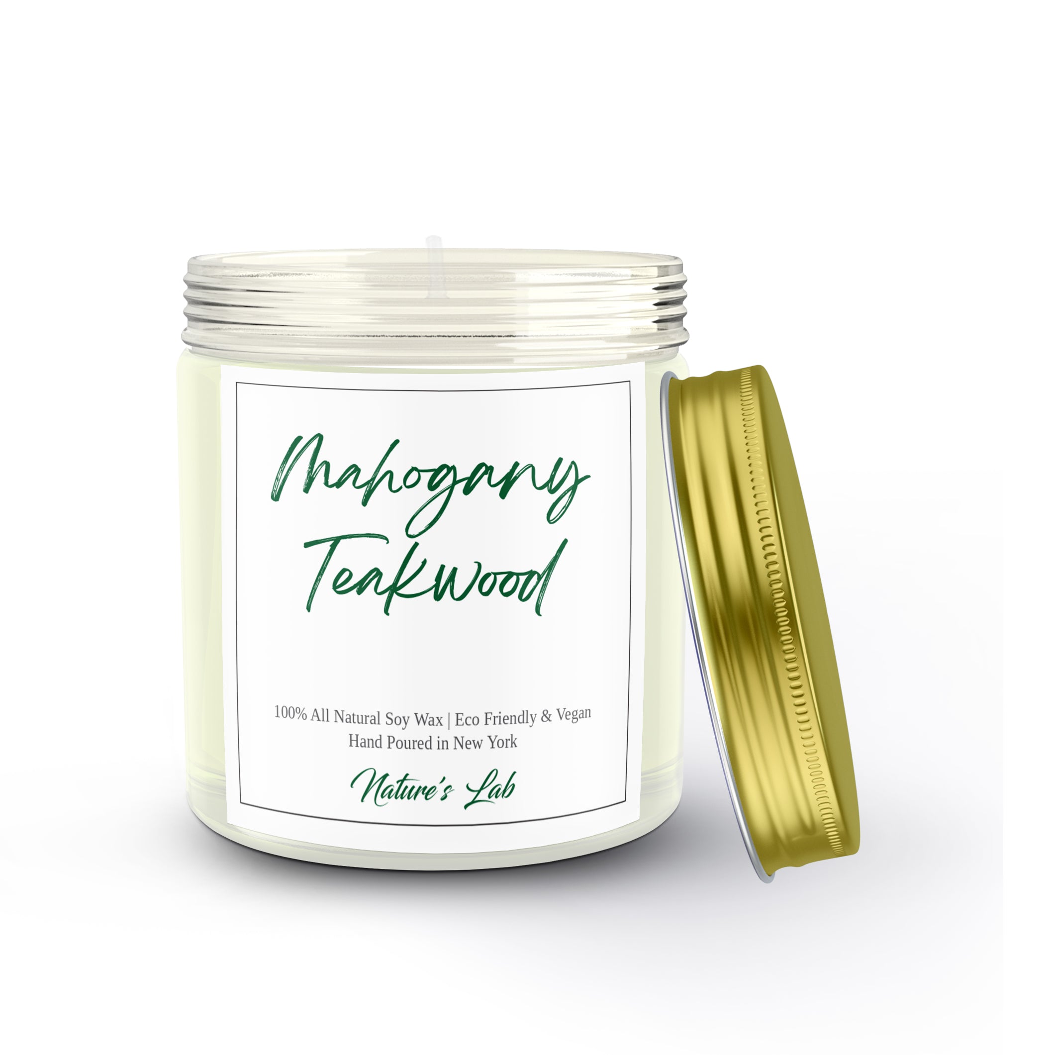 Mahogany Teakwood- Soy Candle – Front Porch Candles
