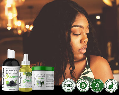 Mini Growth Kit! - Mega Growth Elixir, Detox Shampoo & Tea Tree Rosemary Treatment