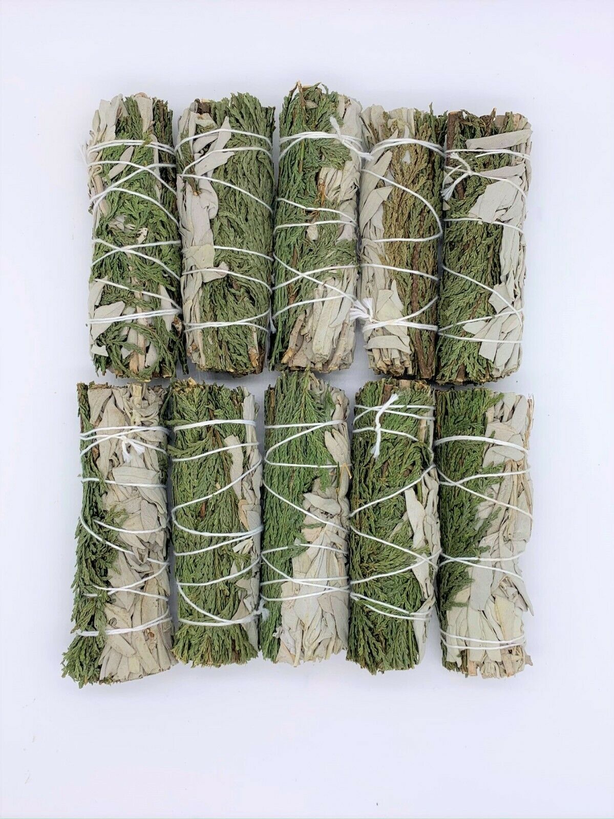 California White/Cedar Sage Smudge Sticks 4-5 inches long Negativity Removal
